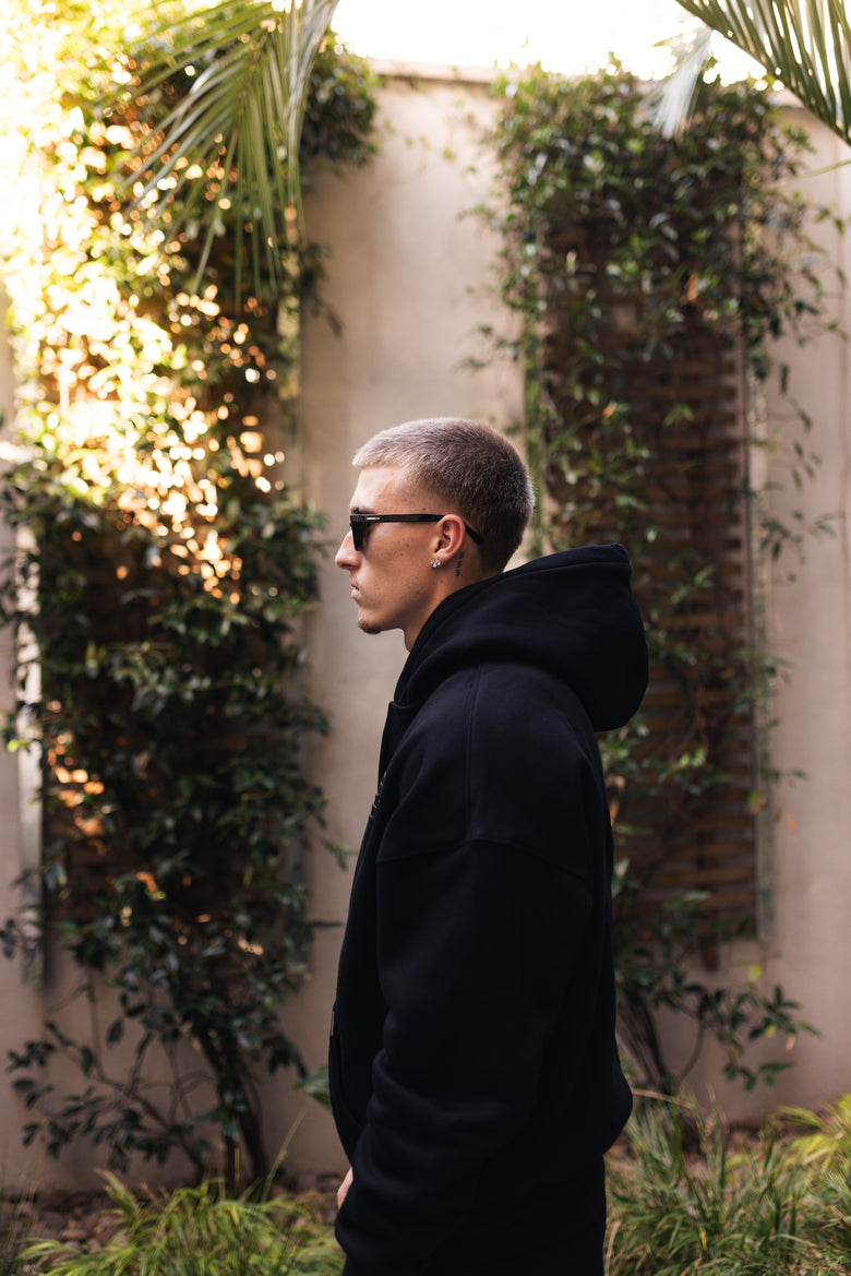 V3 Club Basics Zip Hoodie - Matte black