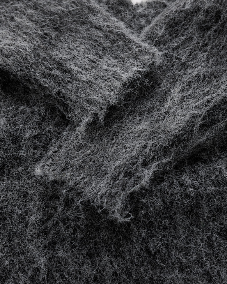 Mohair Knit BC Jumper - Charcoal