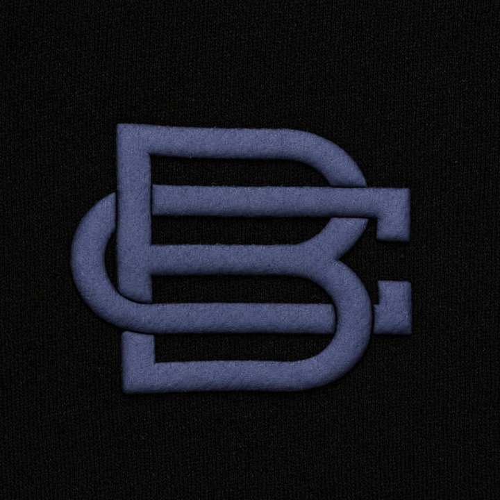 Bénir Club Basics Zip Hoodie - Navy