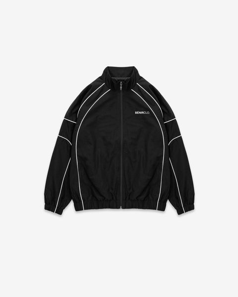 Game Day Tracksuit Top - Black
