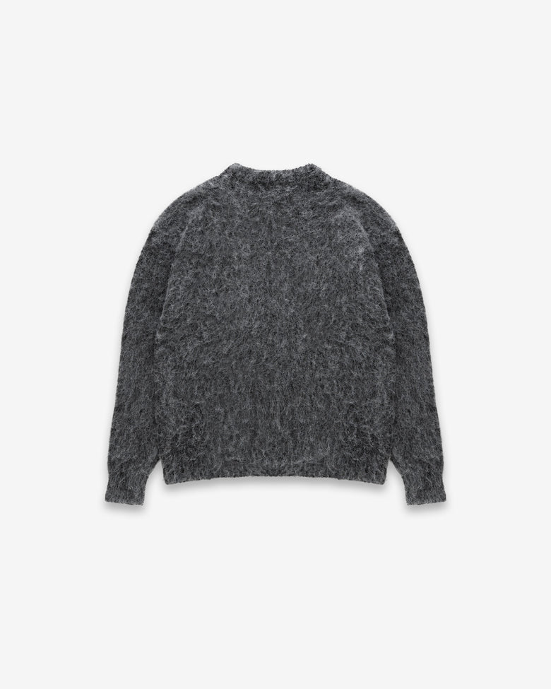 Mohair Knit BC Jumper - Charcoal