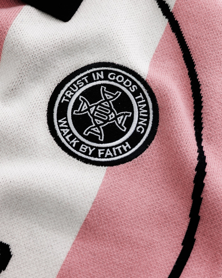 Miami Club Polo knit Jersey - White