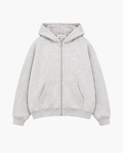 Bénir Club Basics Hoodie V2 - Marl Grey