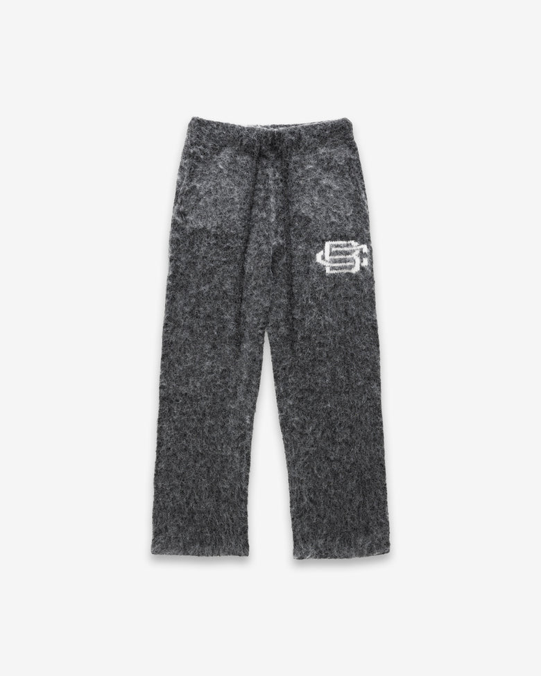 Mohair Knit BC Jogger - Charcoal