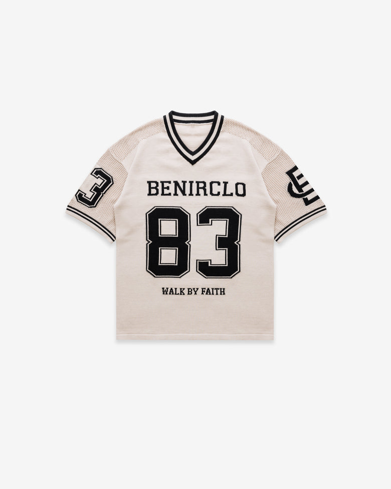 God’s Timing 83 knit Jersey - Cream
