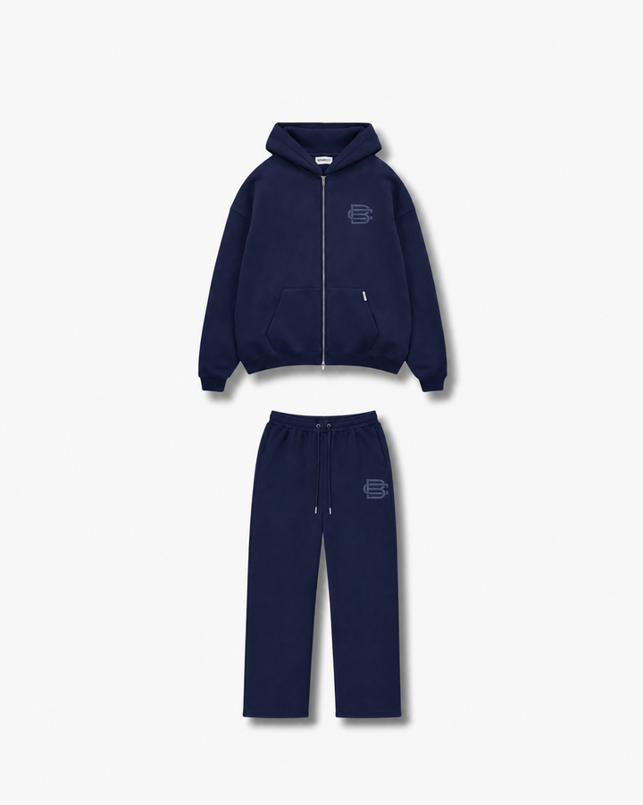 Bénir Club Basics Full Tracksuit - Navy