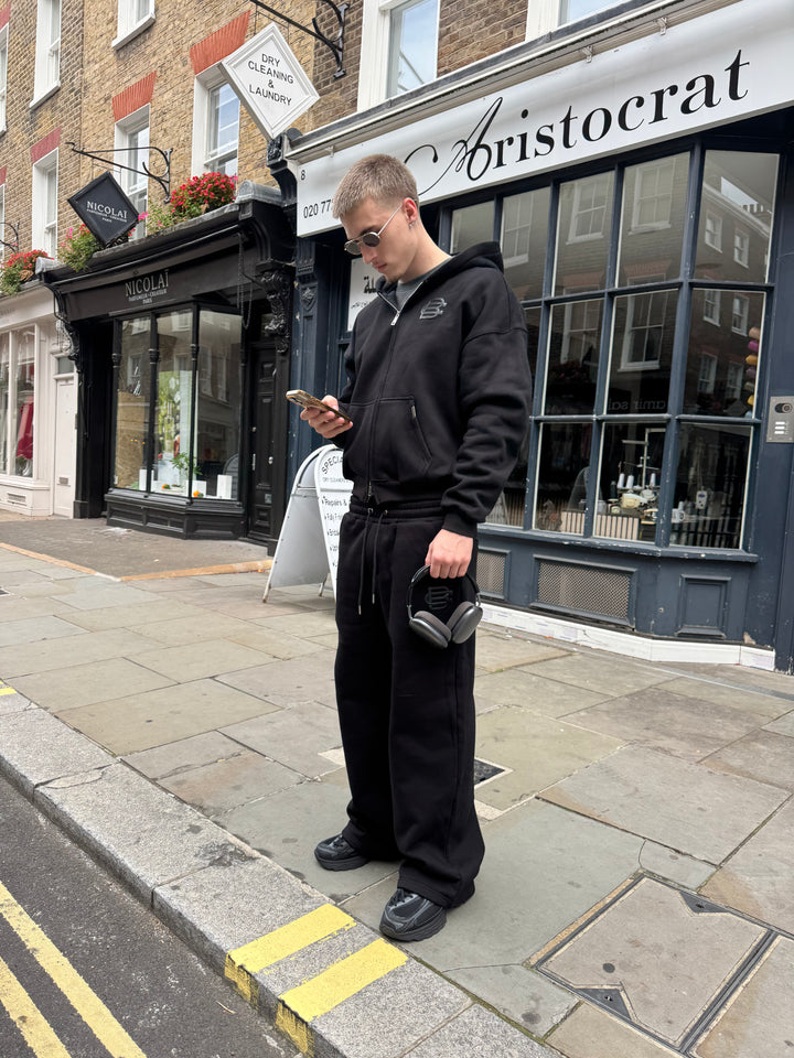 Bénir Club Basics Jogger - Matte Black
