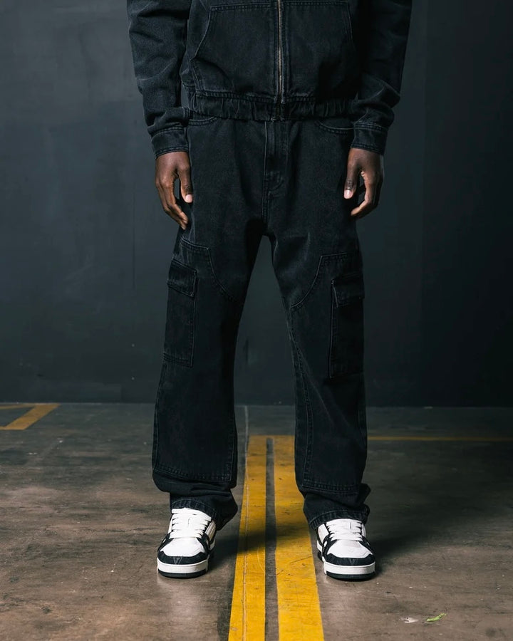 Pocket Carpenter Denim - Blackout