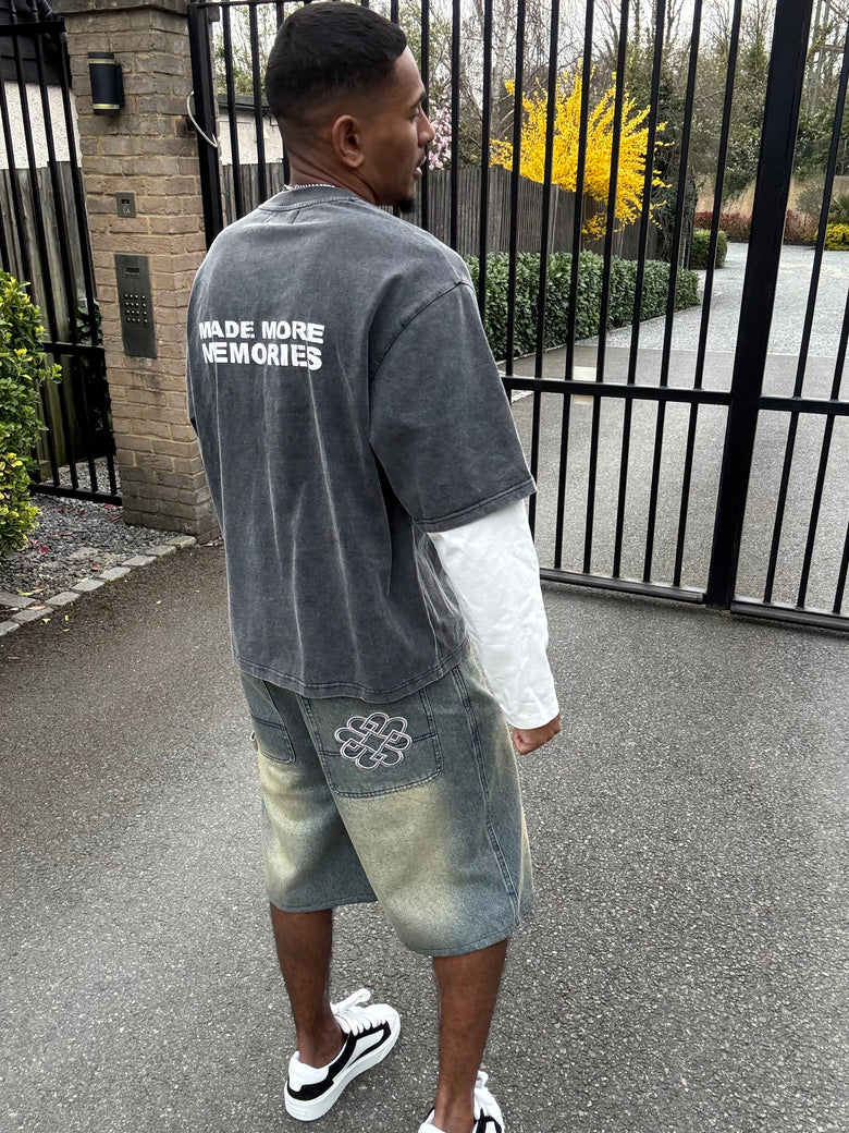 Made Many Mistakes T-Shirt - Washed Grey
