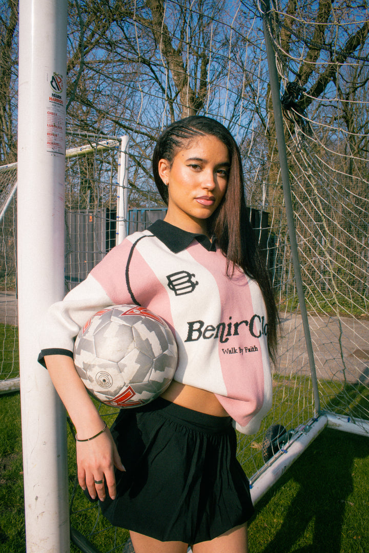 Miami Club Polo knit Jersey - White