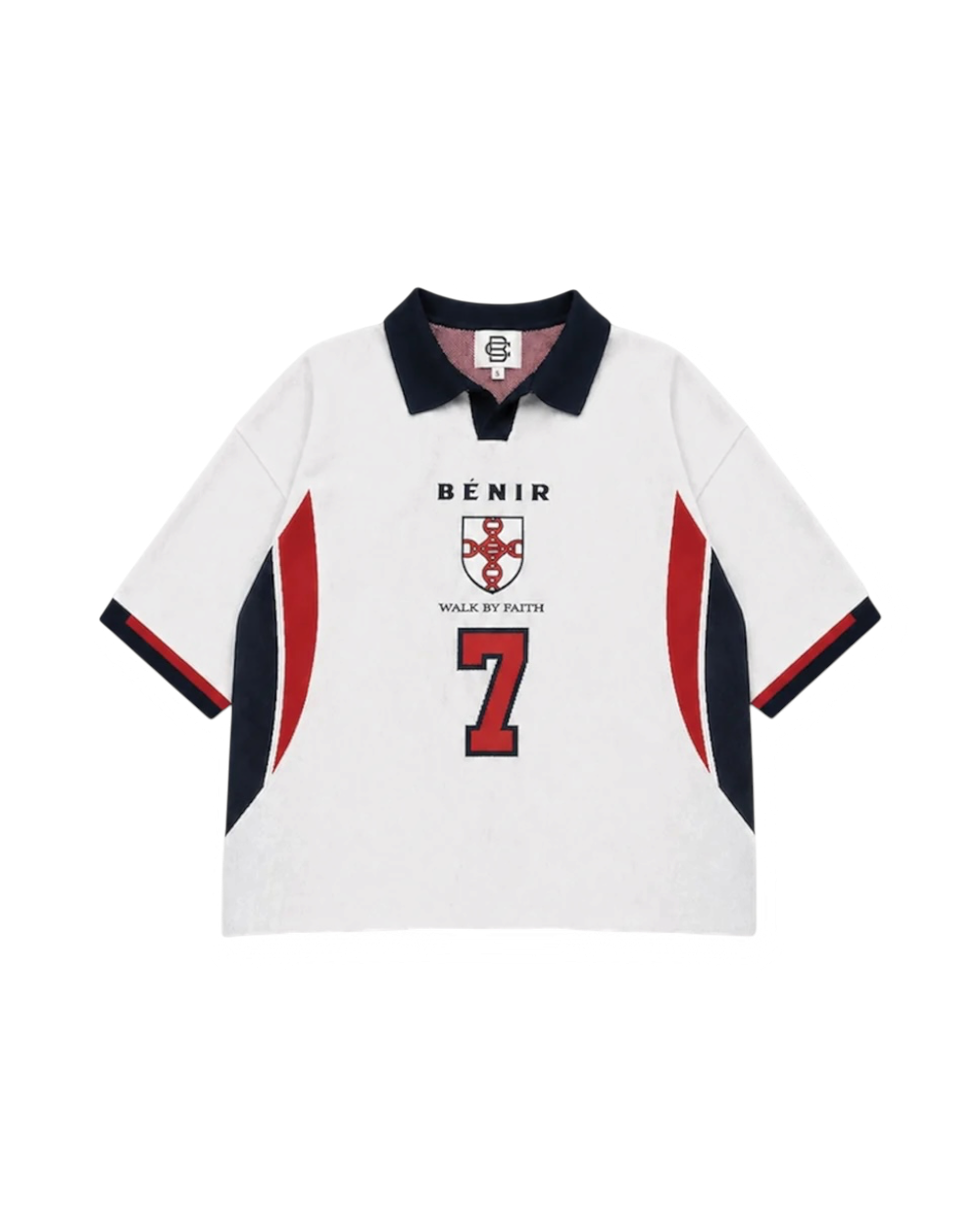 98 England knit Jersey - White