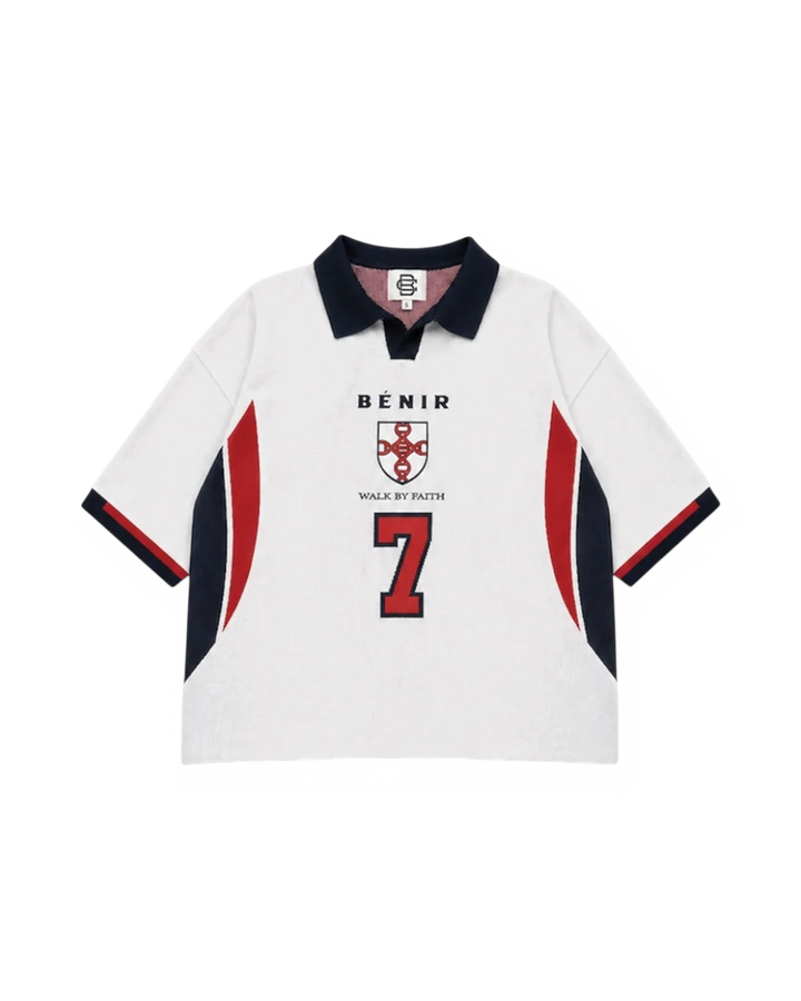 98 England knit Jersey - White