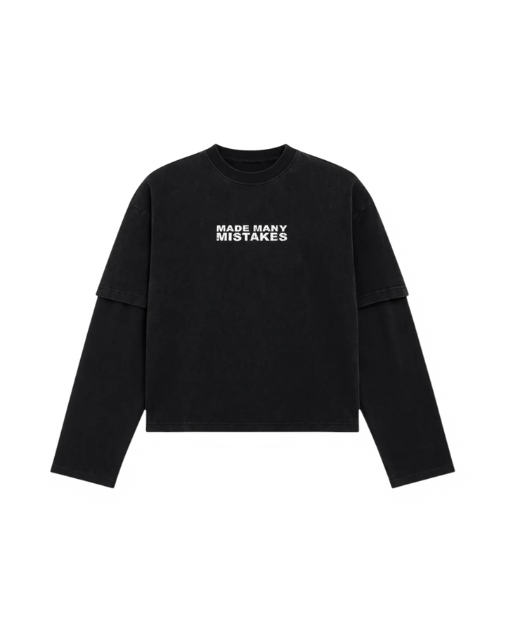 Made Many Mistakes T-Shirt - Black
