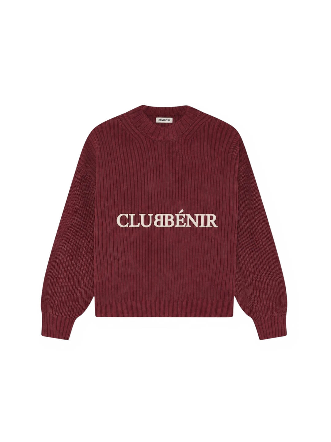 Ribbed BB Sweater - Red Wine