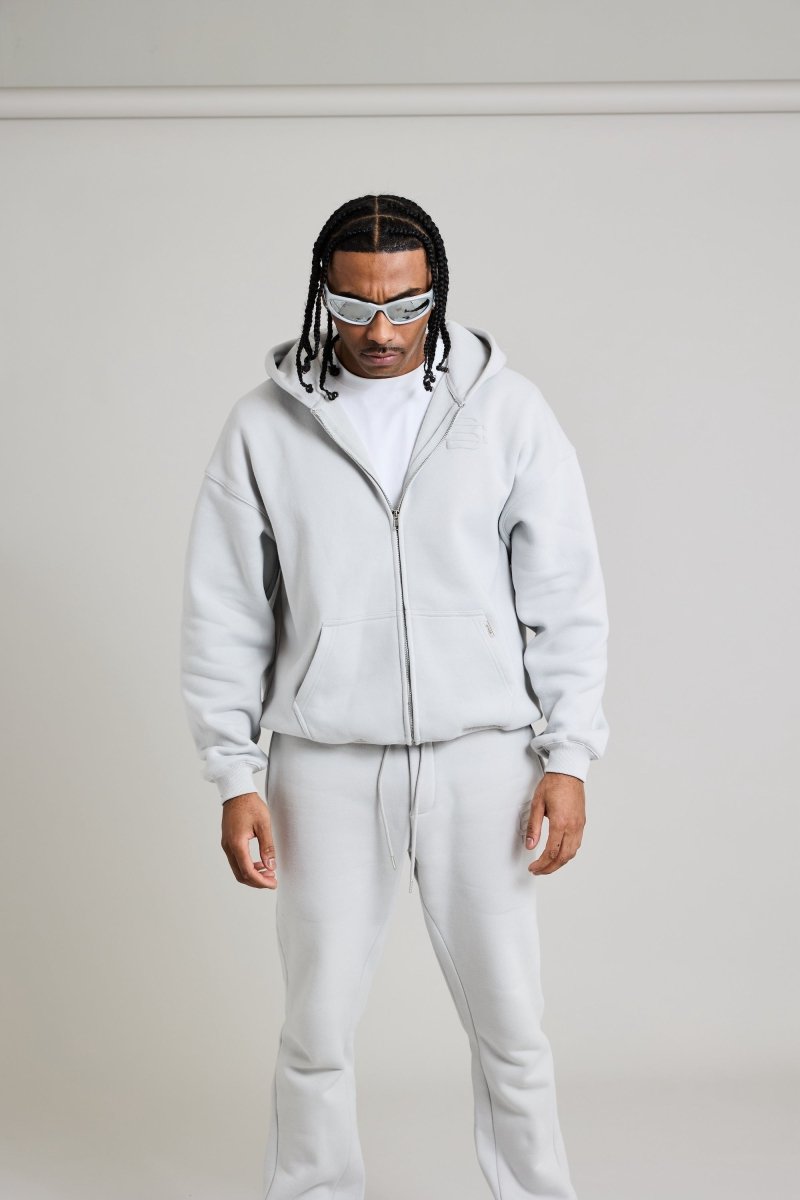 Bénir Club Match Day Zip Hoodie 25/26 - Flat Grey