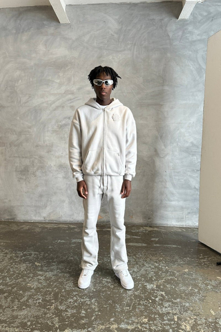 Bénir Club Match Day Zip Hoodie 25/26 - Flat Grey