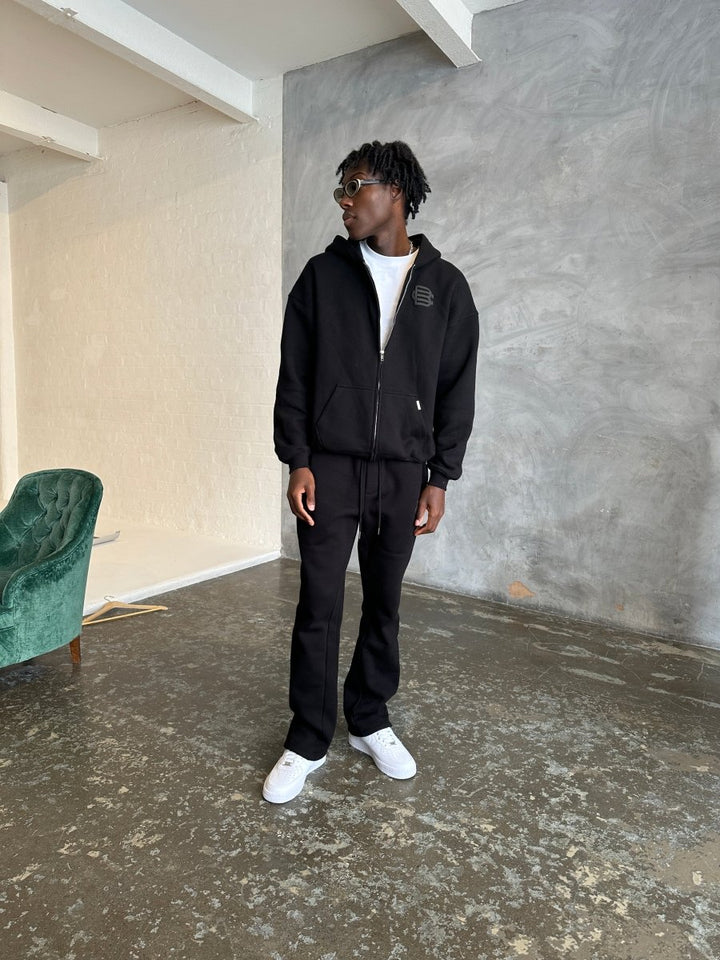 Bénir Club Match Day Zip Hoodie 25/26 - Matte Black