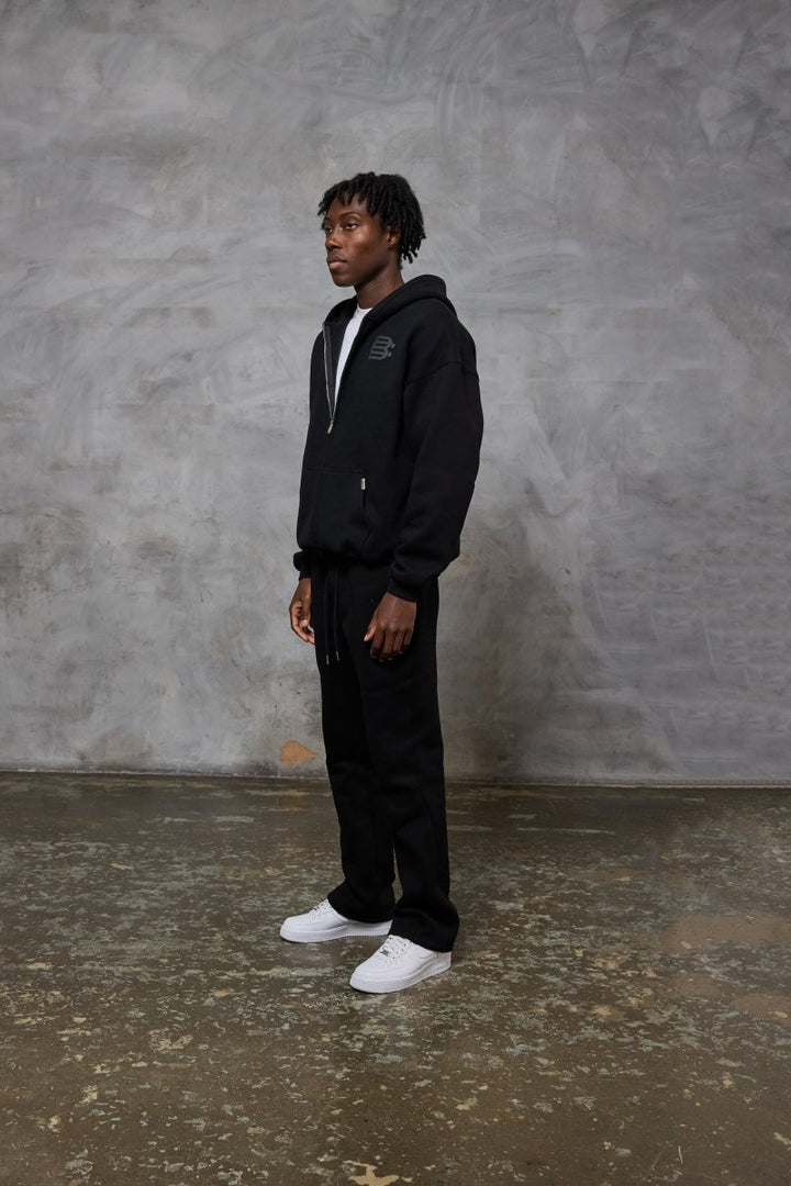 Bénir Club Match Day Zip Hoodie 25/26 - Matte Black