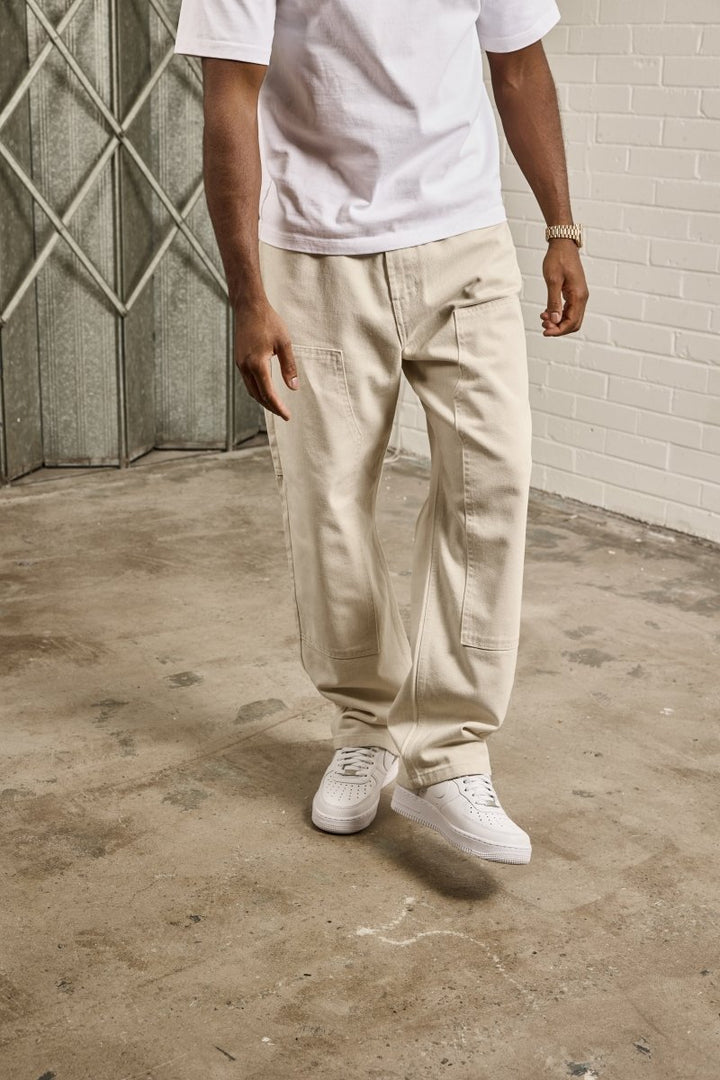Carpenter Relaxed Denim - Cream