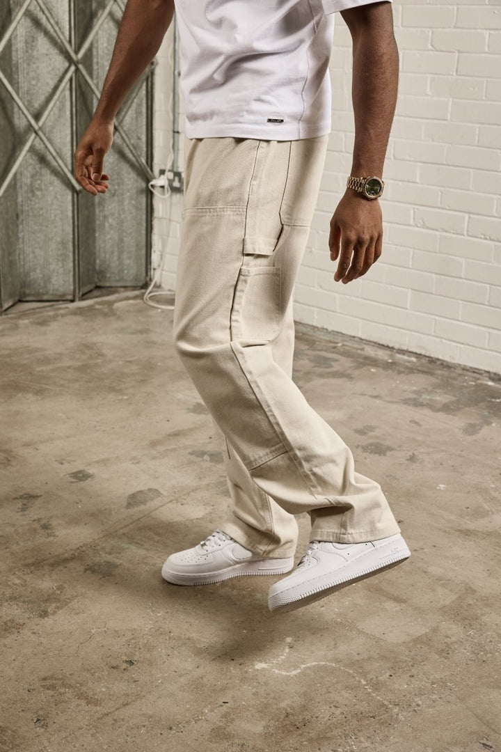 Carpenter Relaxed Denim - Cream