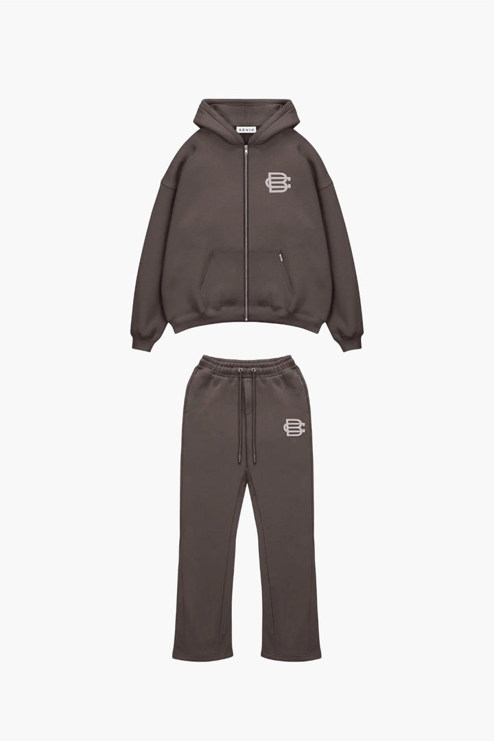 Bénir Club Basics Tracksuit - Storm Brown