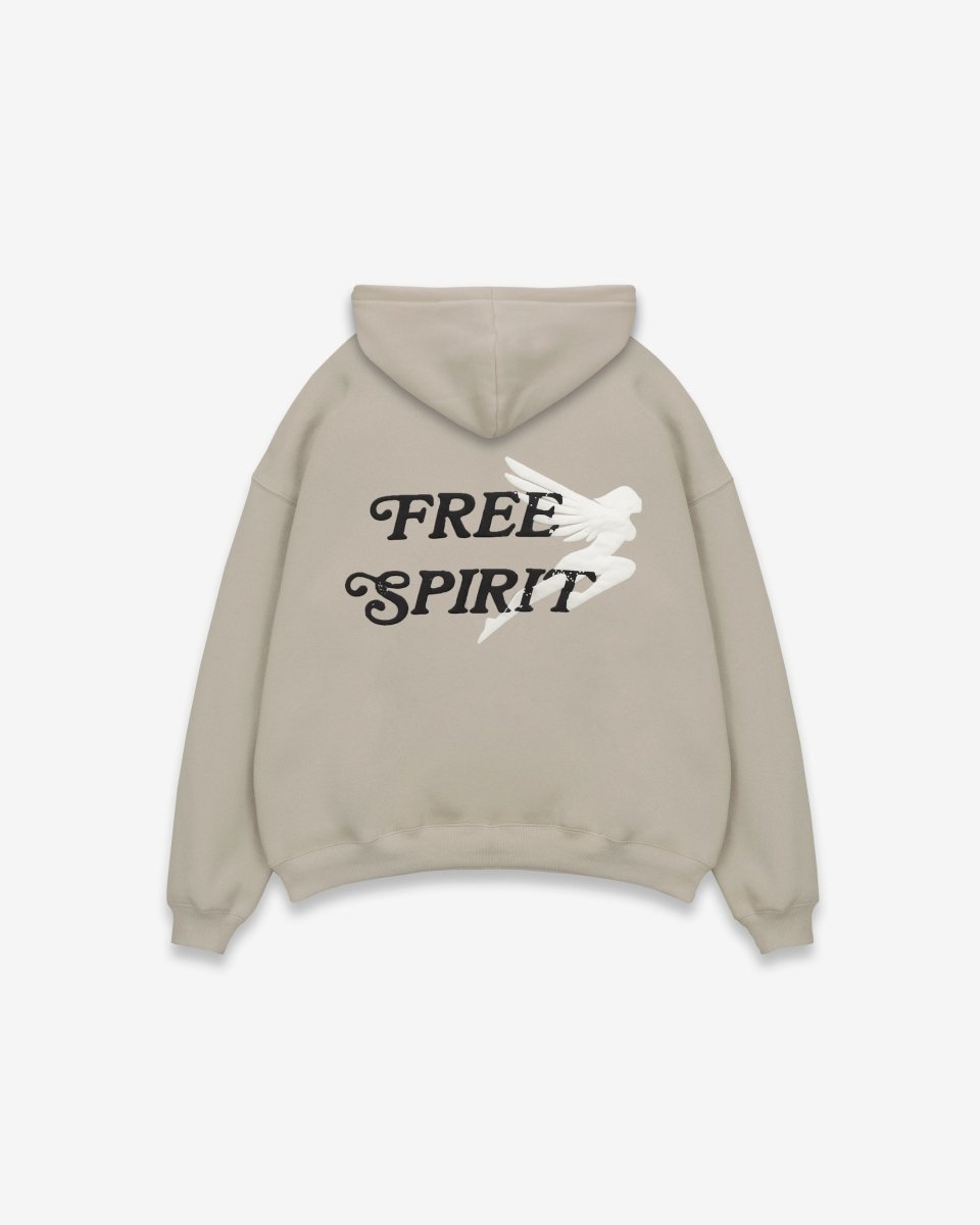 Free Spirit Zip Hoodie - Stone Beige