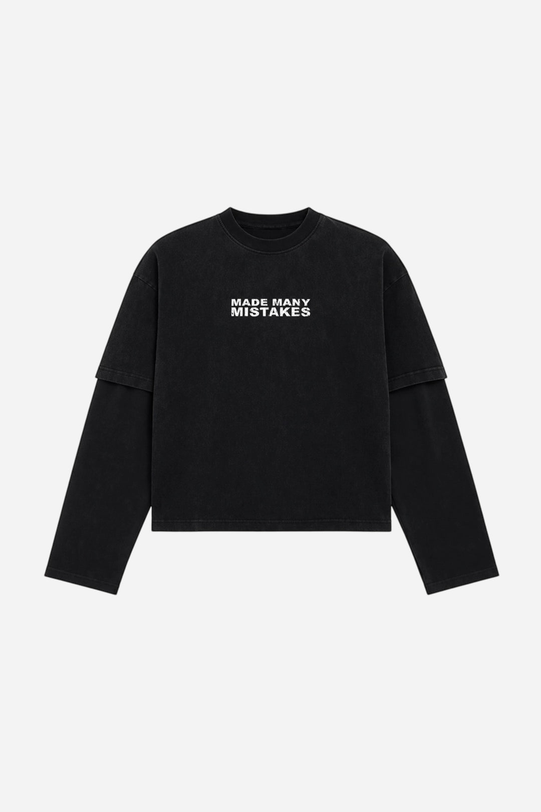 Made Many Mistakes T-Shirt - Black