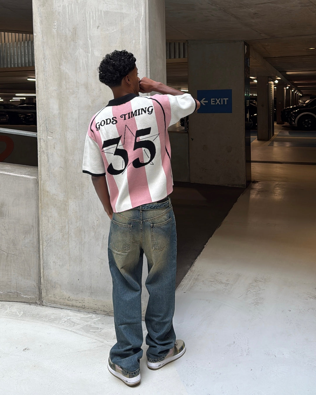 Miami Club Polo knit Jersey - White