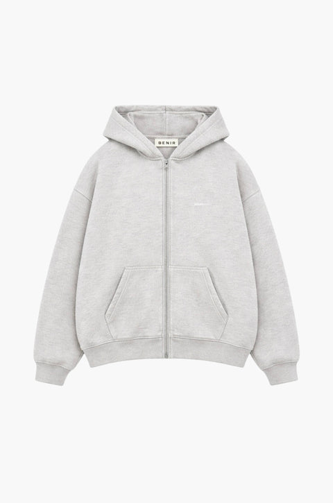 Bénir Club Basics Hoodie V2 - Marl Grey