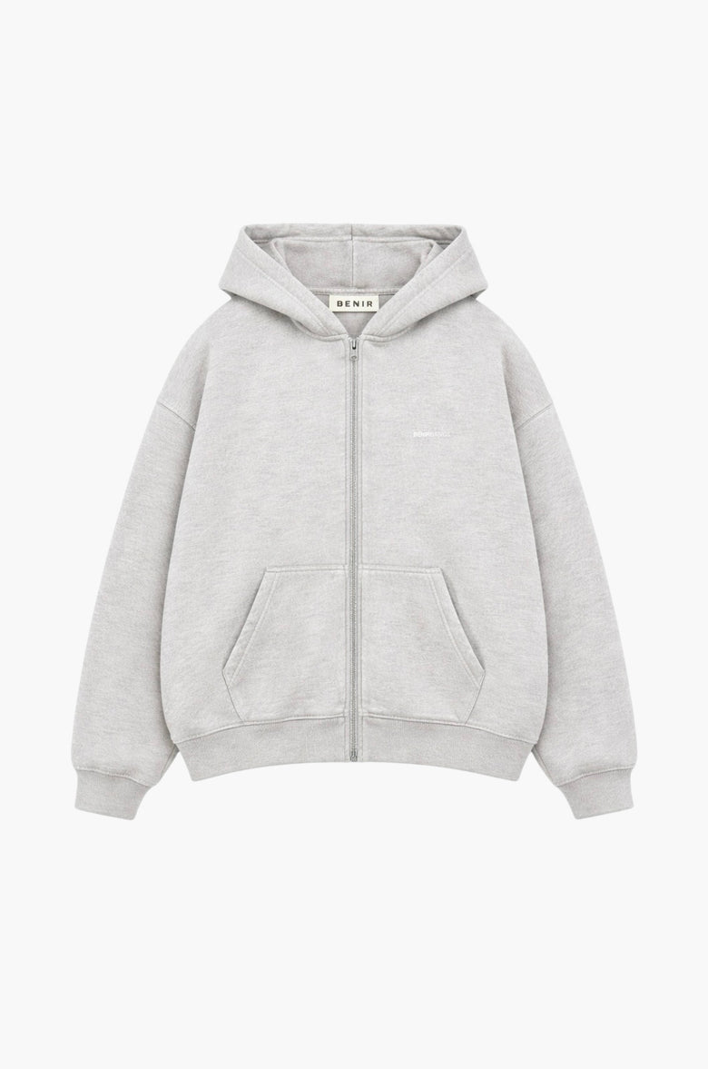 Bénir Club Basics Hoodie V2 - Marl Grey
