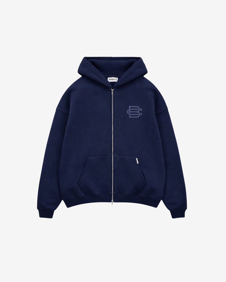 Club Basics Zip Hoodie v3 - Navy