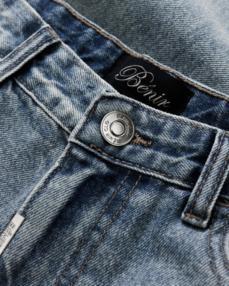 Star Relaxed Denim - Sand blue