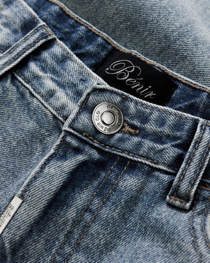 Star Relaxed Denim - Sand blue