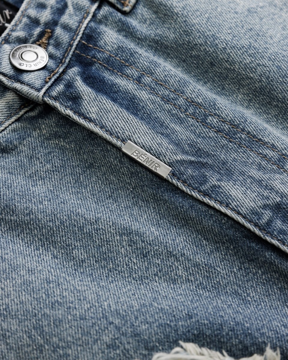 Star Relaxed Denim - Sand blue