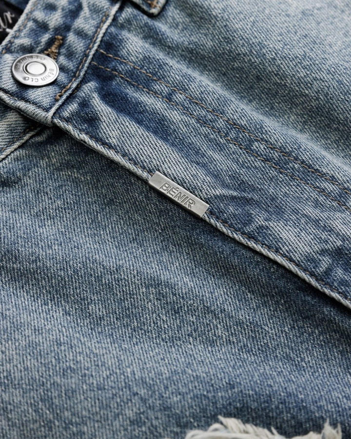 Star Relaxed Denim - Sand blue