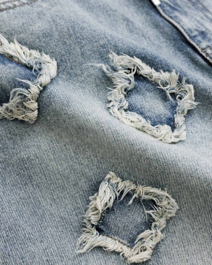 Star Relaxed Denim - Sand blue