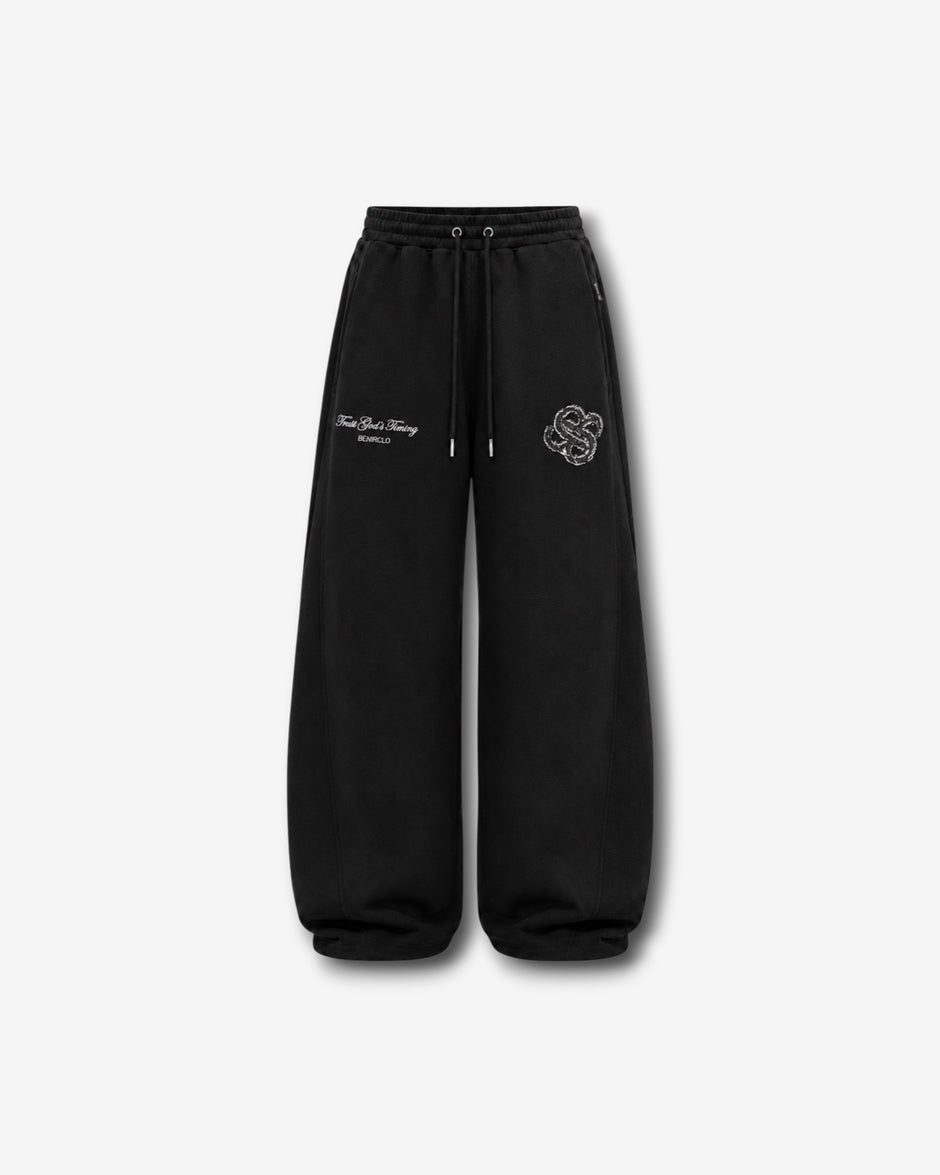 God's Timing Distressed Joggers